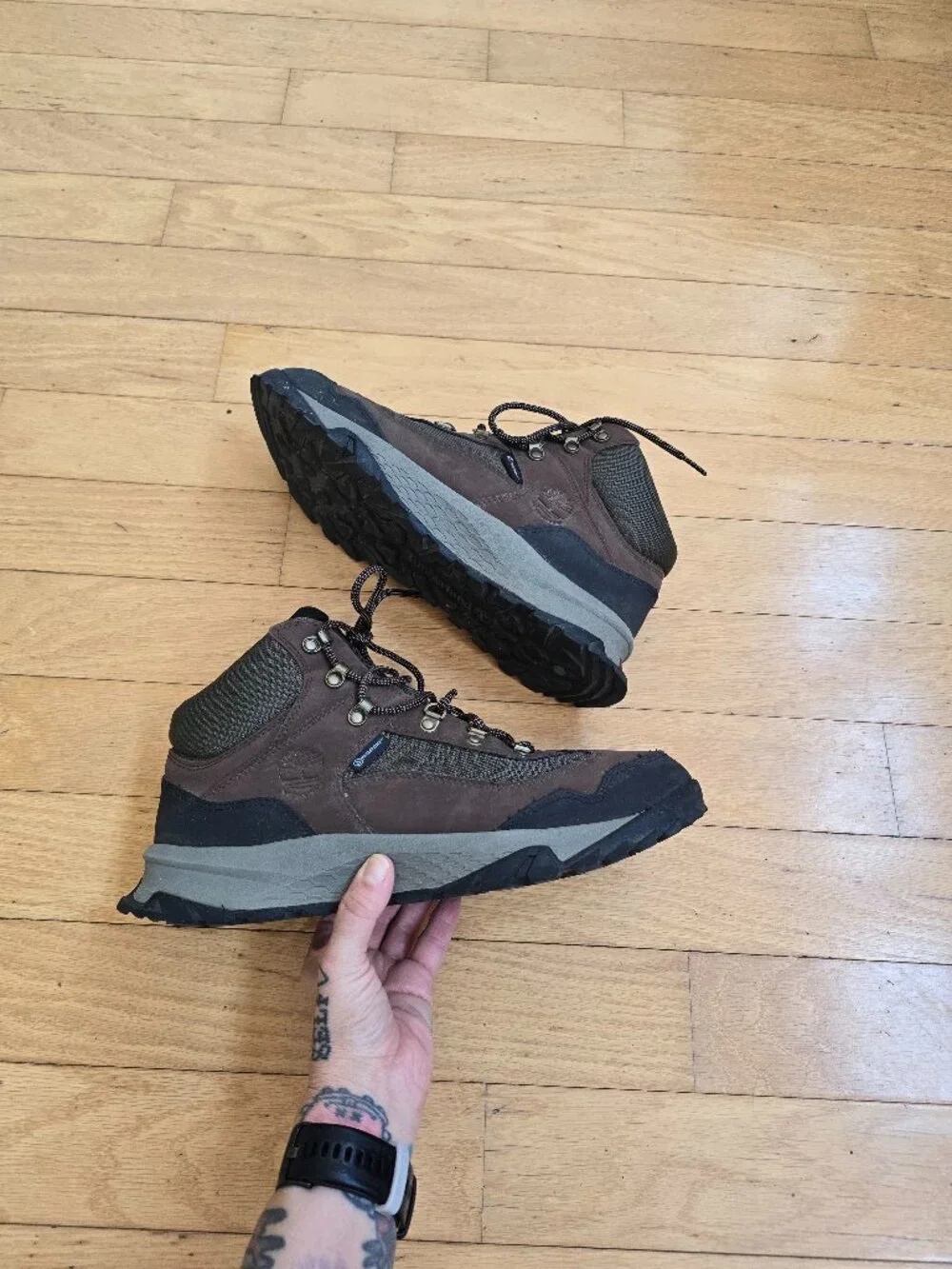 Timberland | Lincoln Peak Waterproof Brown Leather Hiking Boots | MENS 11